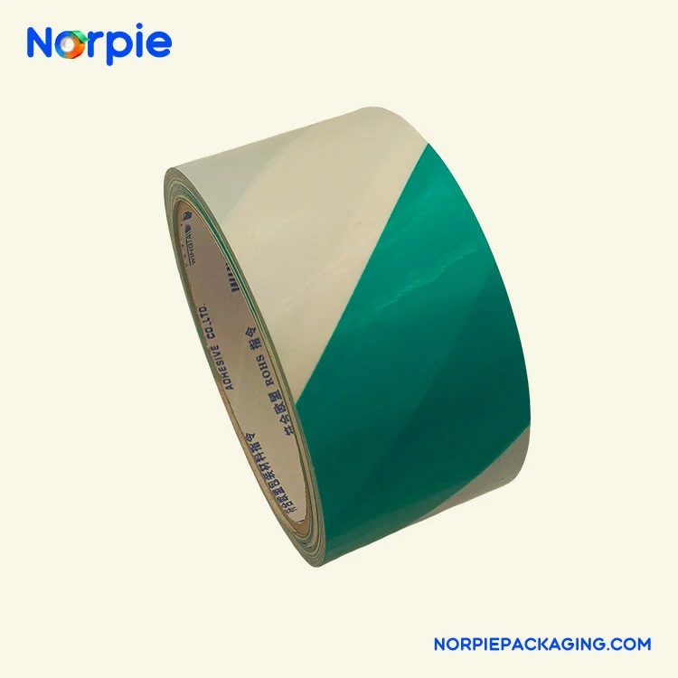 نوار هشدار سبز و سفید